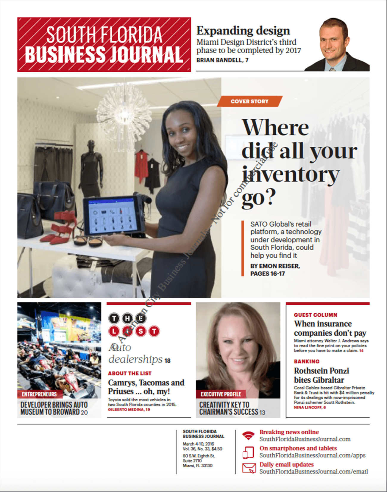 South Florida Business Journal – March 4, 2016