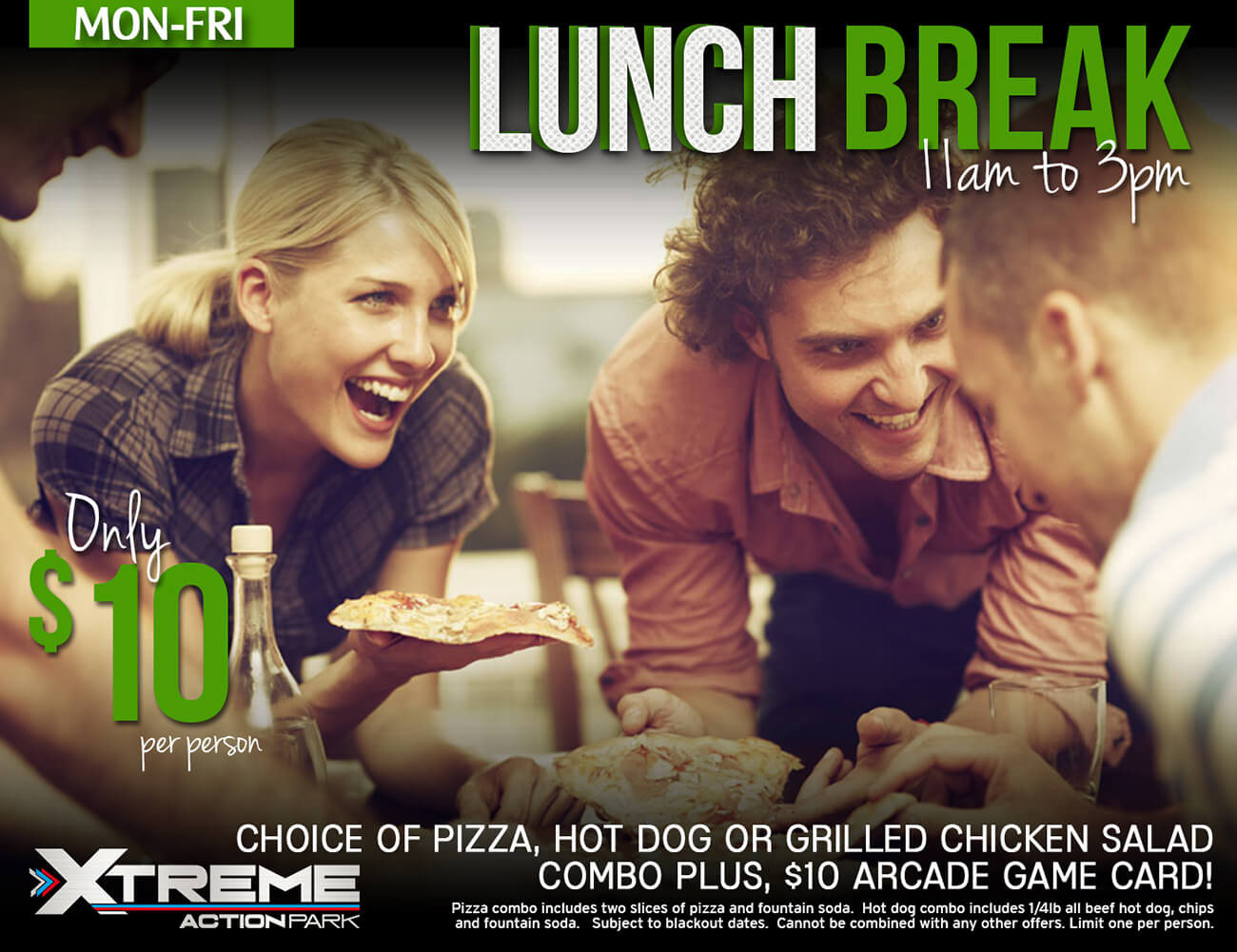 Daily Specials Offers - Xtreme Action Park