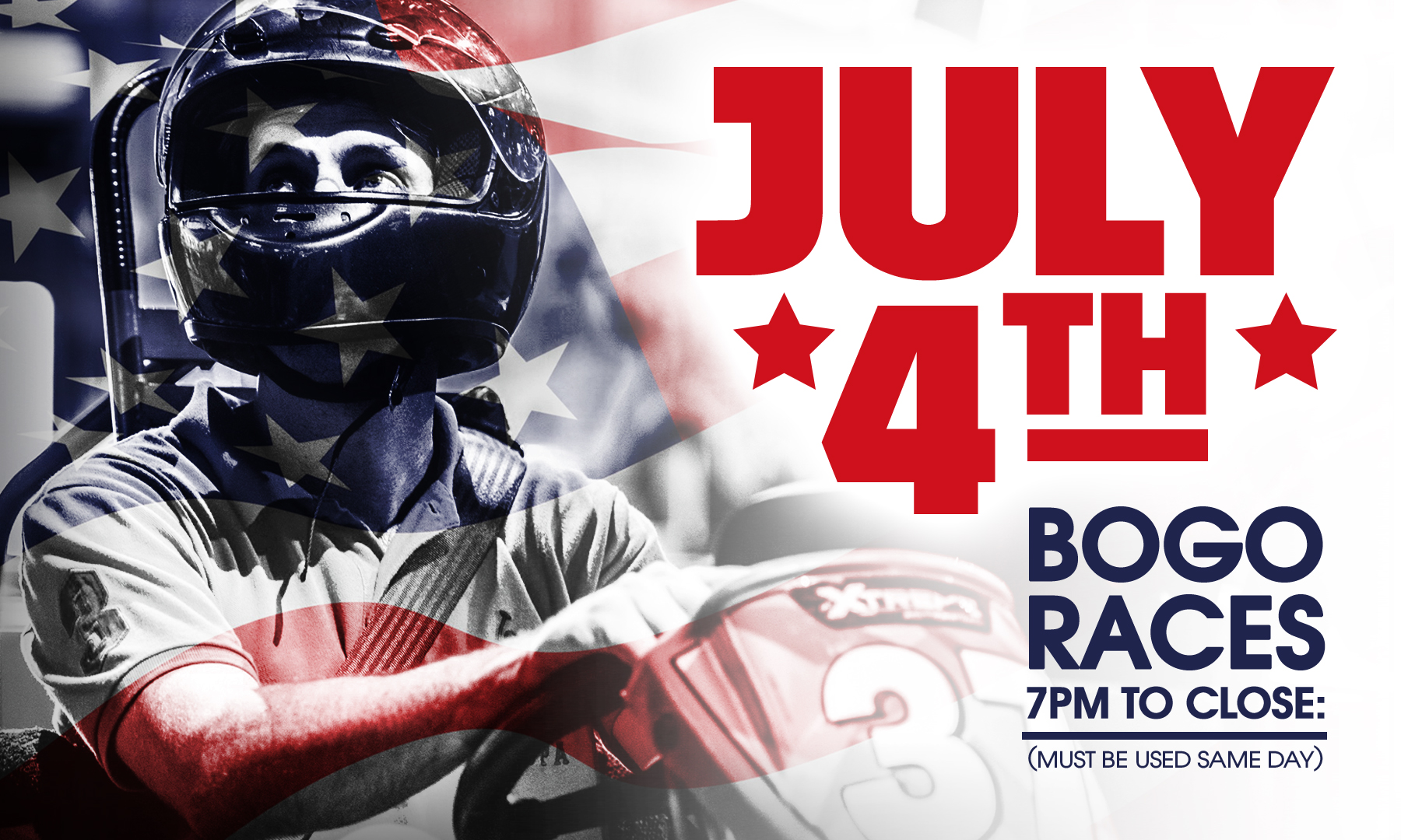4th of July BOGO Go-Kart Racing