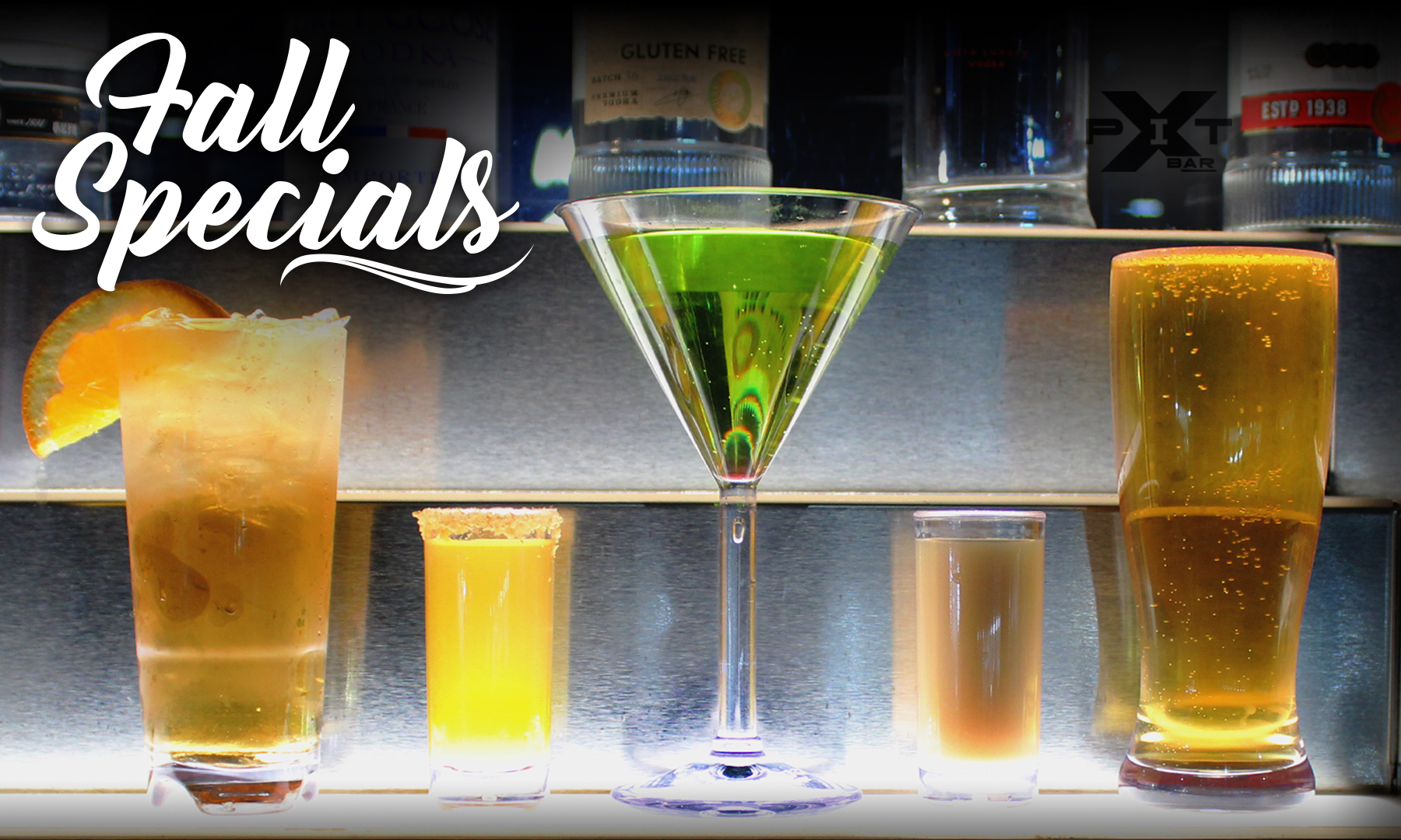 Fall Drink Specials at The Pit Bar