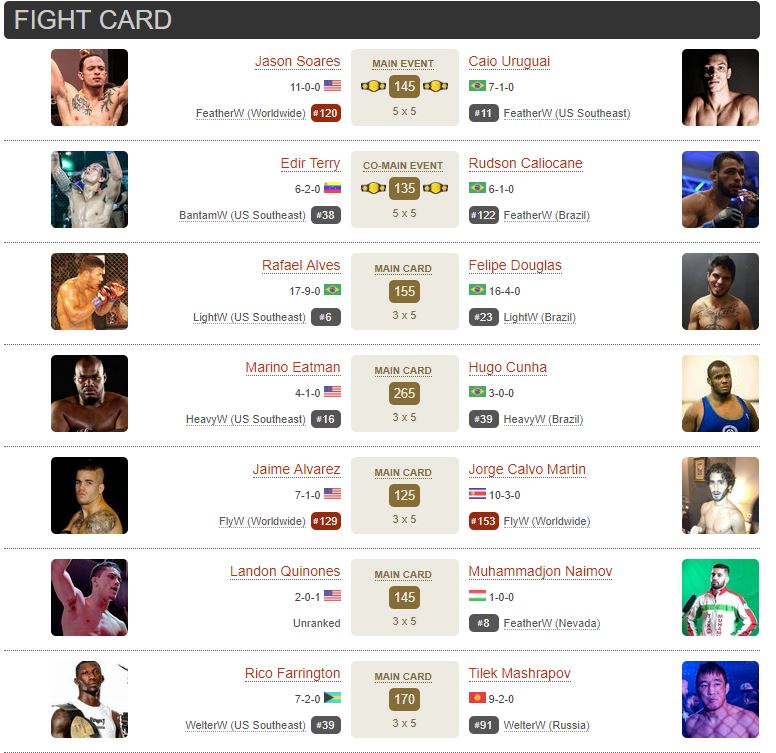 LIVE Titan FC 52 MMA Fight