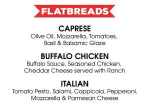 happy hour flatbreads menu