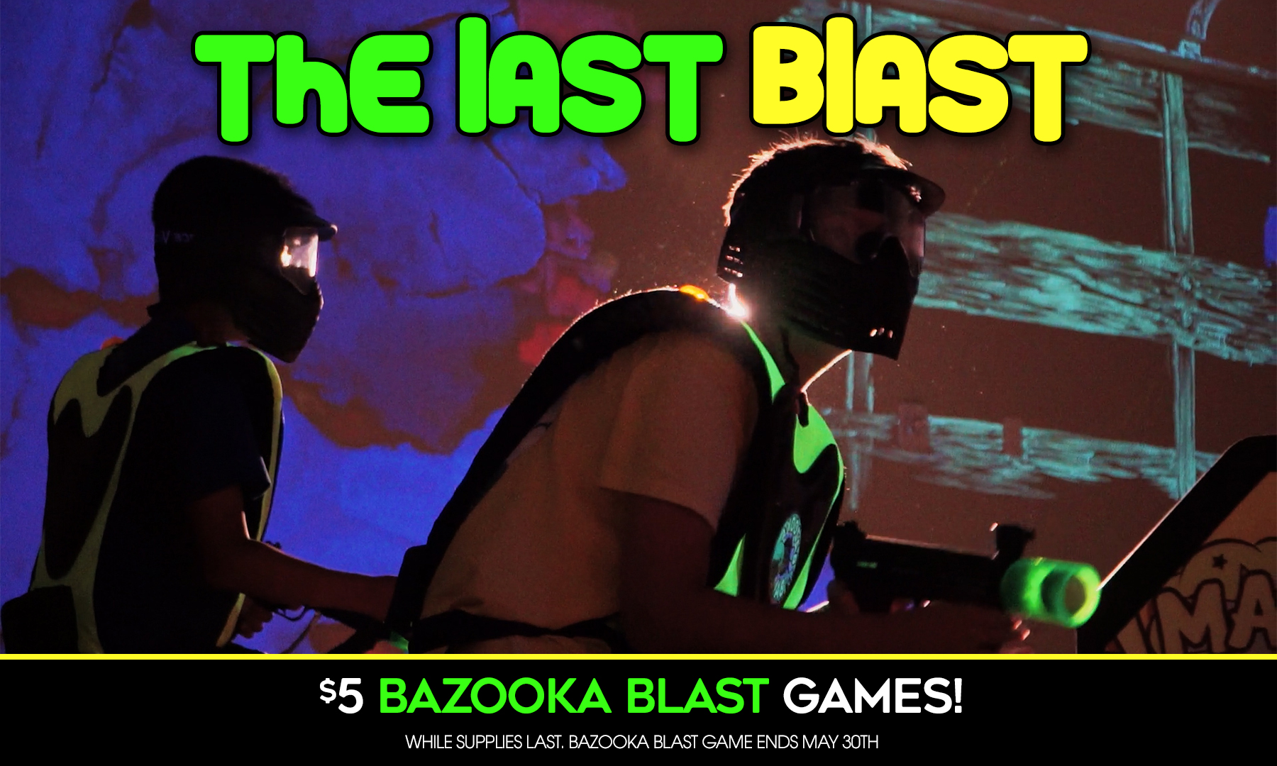 Two Games of Laser Tag - Epic deals and last minute discounts