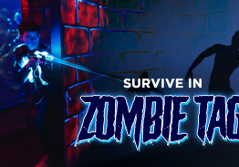 Survive in Zombie Laser Tag