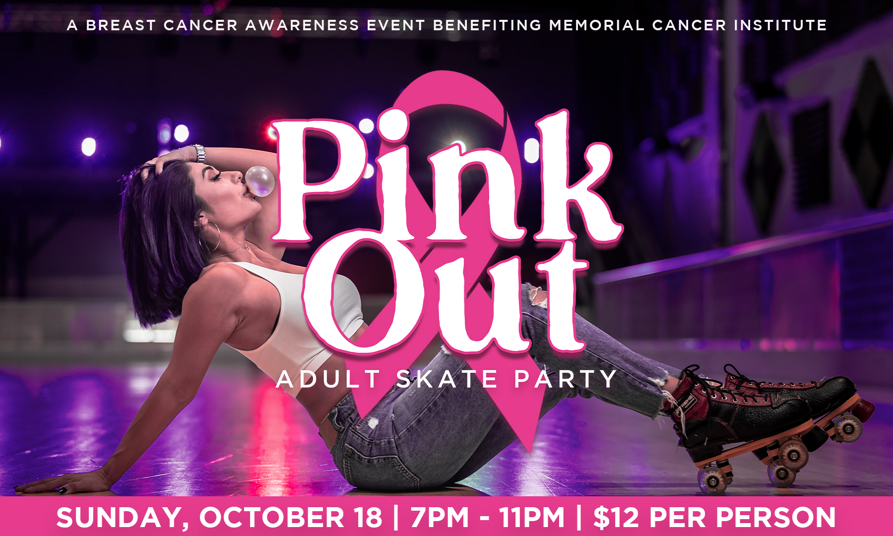 Pink Out Skate Party for Breast Cancer Awarenes