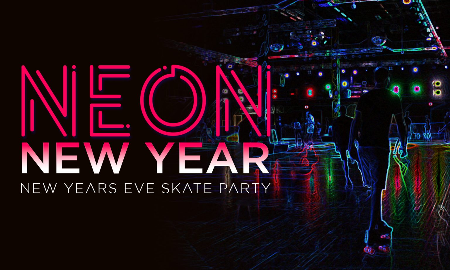 9pm Neon New Years Skate Party | Xtreme Action Park | Corporate &amp; Family Fun in Fort Lauderdale